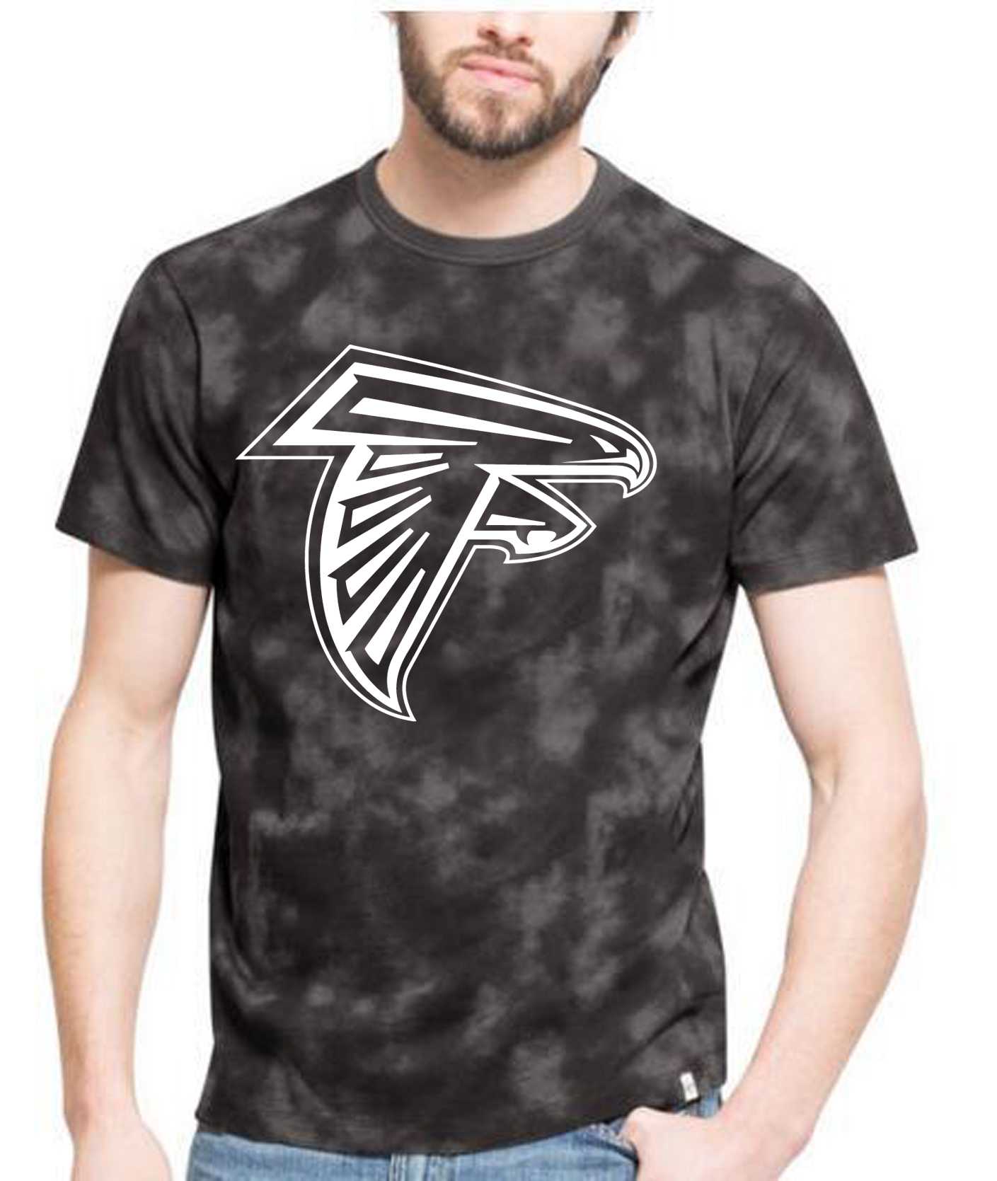 Men's Atlanta Falcons Team Logo Black Camo Men's T Shirt